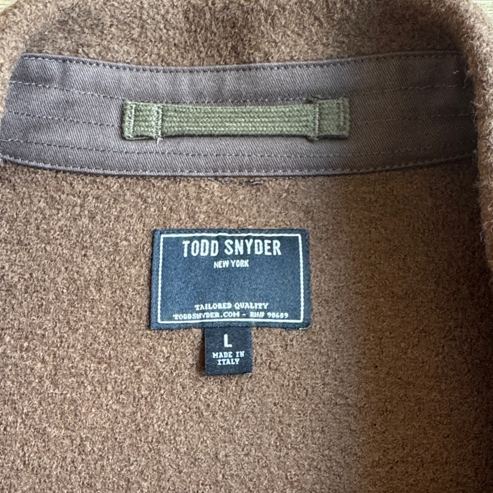Todd Snyder Brown Wool Shirt Jacket - Picture 6 of 8